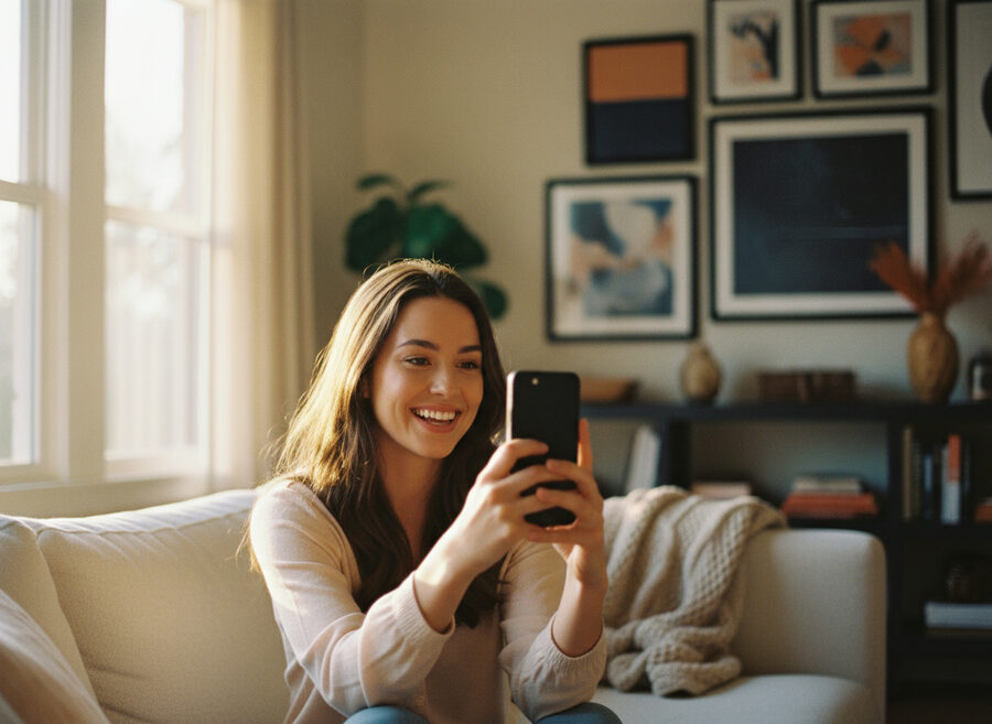 Recording a short video memory on a phone